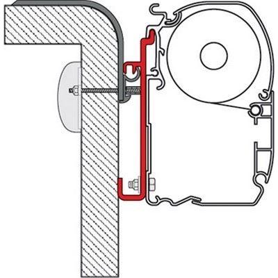 Fiamma 350cm Adapter Bracket Fiat Rapido for F45 F70 Awning Mounting 98655-398 Nova - Dynamic Drive