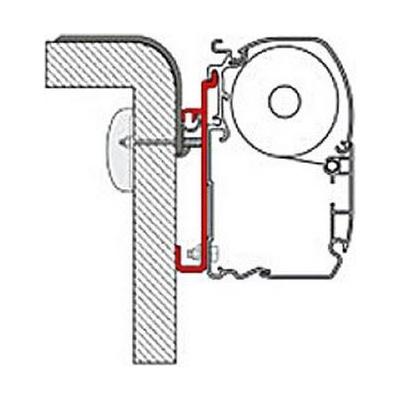 Fiamma 400cm Adapter Bracket Fiat Rapido for F45 F70 Awning Mounting 98655-399 Fiamma - Dynamic Drive