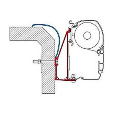 Fiamma 400cm Adapter Bracket Fiat Rapido Serie 6 for F45 F70 Awning 98655-896 Fiamma - Dynamic Drive