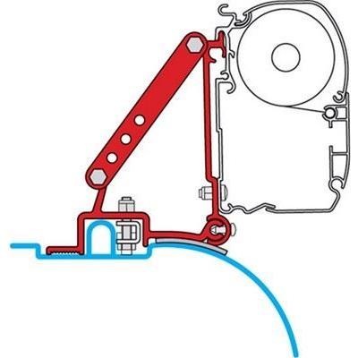 Fiamma Adapter Brackets Ducato Jumper Boxer Van H2 for F45 F70 Awnings 98655-680 Fiamma - Dynamic Drive