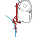 Fiamma Adapter Brackets Ducato Master Iveco Van for F45 F70 Awning 98655-286 Nova - Dynamic Drive