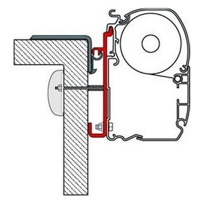 Fiamma Adapter Brackets Fiat Rapido Serie 7 - 8 for F45 F70 Awning 98655-222 Fiamma - Dynamic Drive
