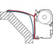 Fiamma Adapter Brackets Laika Rexosline Ecovip 07 Kreos 09 For F45 F70 Awnings 98655-418 Fiamma - Dynamic Drive