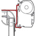 Fiamma Adapter Brackets Pilote Explorer for F45 F70 Awnings Mounting 98655-729 Nova - Dynamic Drive