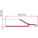 Fiamma Adaptor B Bracket for F45 F70 Awning Motorhome Caravan 02096-01 Fiamma - Dynamic Drive