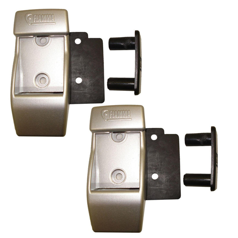 Fiamma Aluminium Wall Brackets 98655-728 Fix Legs To Side Wall Awning Fiamma - Dynamic Drive