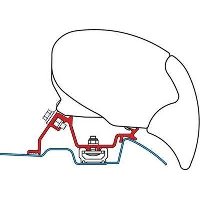 Fiamma Awning Adapter Brackets For Mercedes Sprinter With Roof Rail After 2006 98655-772 Fiamma - Dynamic Drive