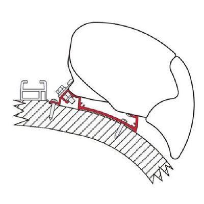Fiamma Awning Mounting Bracket Kit Adapter For Carthago Chic Motorhome 450cm 98655-737 Fiamma - Dynamic Drive