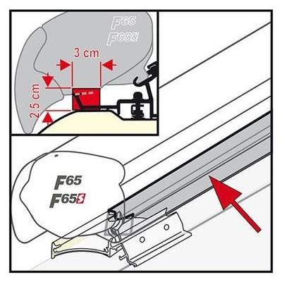 Fiamma Bad Weather Rain Guard Kit For F65 Awning 50Cm .5M 98655Z019 98655Z019 Fiamma - Dynamic Drive