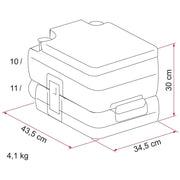 Fiamma Bi-Pot 34 Caravan Campervan Camping Boat Disabled Portable Toilet Fiamma - Dynamic Drive