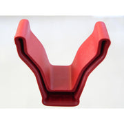 FIAMMA BIKE RACK END CAP IN RED for cycle rack rails end cap V shape 98656-079 Nova - Dynamic Drive