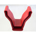 FIAMMA BIKE RACK END CAP IN RED for cycle rack rails end cap V shape 98656-079 Nova - Dynamic Drive