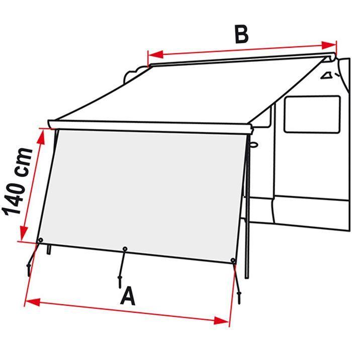 Fiamma Blocker 400 Front Panel For F45 F70 F80 F65 Caravanstore Awning Outdoors 07972-03- Fiamma - Dynamic Drive