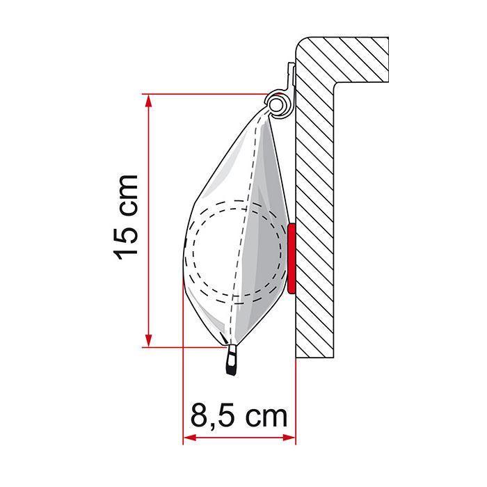 Fiamma Caravan Caravanstore 360 3.6M Xl Awning Royal Blue Fabric 07740E01Q Fiamma - Dynamic Drive