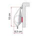 Fiamma Caravan Caravanstore 440 4.4M XL Awning Royal Grey Fabric 07740G01R Fiamma - Dynamic Drive