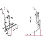 Fiamma Carry Bike Ford Transit 2000 - 2011 Single Door 2 Bike Cycle Bicycle Carrier Fiamma - Dynamic Drive