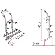 Fiamma Carry Bike Ford Transit 2000 - 2011 Single Door 2 Bike Cycle Bicycle Carrier Fiamma - Dynamic Drive