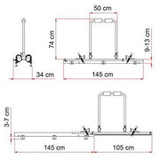 Fiamma Carry Bike Garage Slide Pro 2 Cycle Carrier Fiamma - Dynamic Drive