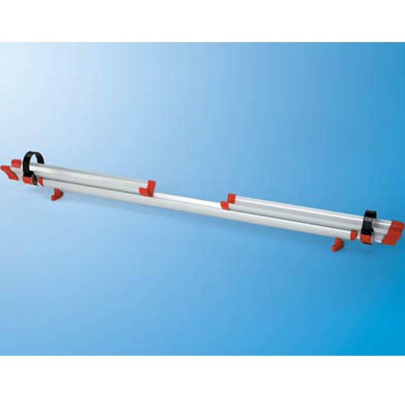 Fiamma Carry Bike Rail Quick C 128 Red & Quick Safe Straps Grove - Dynamic Drive