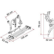 Fiamma Carry Bike Volkswagen VW T2 2 Bike Carrier Cycle Bicycle Van Fiamma - Dynamic Drive