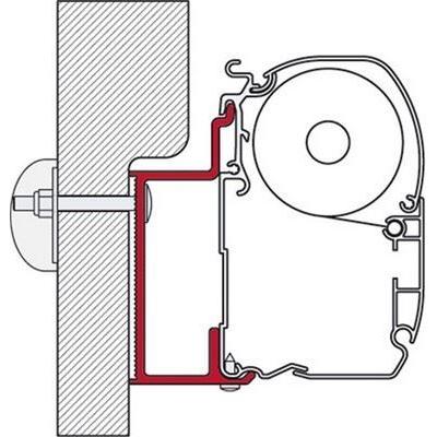 Fiamma F45 F70 Awning Adaptor 350cm Bracket for Eura Mobil Karmann 98655-764 Fiamma - Dynamic Drive