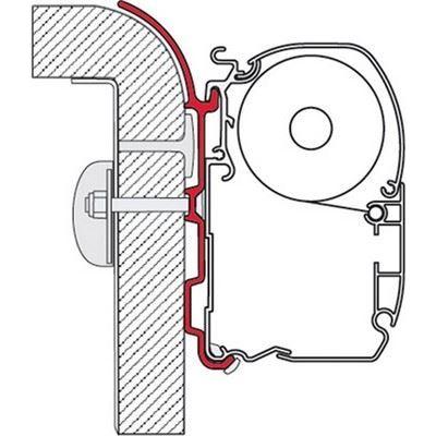Fiamma F45 F70 Awning Mounting Bracket Kit for Burstner Motorhomes 98655-749 Fiamma - Dynamic Drive