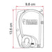 Fiamma F45 L Winch Awning Wind Out 550 Titanium Case Royal Grey Fabric Fiamma - Dynamic Drive