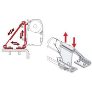 Fiamma F45 Multi 80 Awning Roof Fixing Brackets Motorhome 98655-011 Fiamma - Dynamic Drive