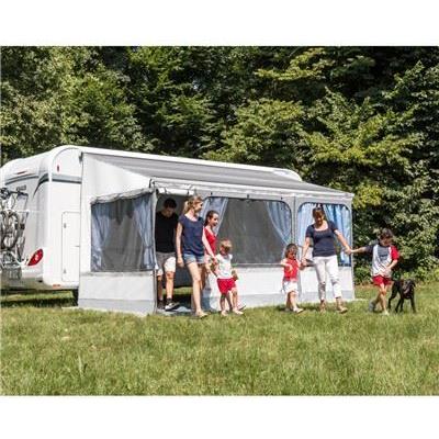 Fiamma F45 S Winch Awning Wind Out 450 Polar White Case Bordeaux Fabric Fiamma - Dynamic Drive