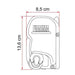 Fiamma F45S 260cm VW T5 T6 California White Case Royal Grey Fabric Volkswagen Fiamma - Dynamic Drive
