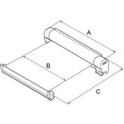 Fiamma Titanium F45S 400 Awning Royal Grey Fabric Fiamma - Dynamic Drive