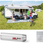 Fiamma F45S Winch Awning Wind Out 450 Titanium Case Royal Grey Fabric 06290G01R Fiamma - Dynamic Drive
