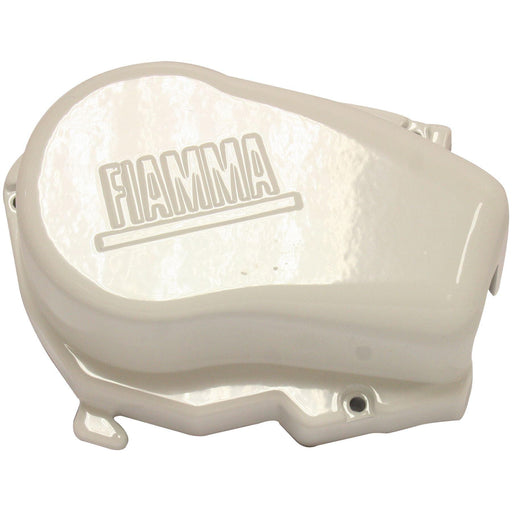 Fiamma F65 S Left Hand Awning End Cover in Polar White 98655-307 Replacement Fiamma - Dynamic Drive