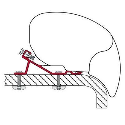 Fiamma F80 F65 Awning Mounting Brackets Kit Standard Motorhome 98655-855 Fiamma - Dynamic Drive