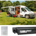 Fiamma F80S 370 Awning Deep Black Case Royal Grey Fabric Motorhome Caravan Van Fiamma - Dynamic Drive
