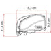 Fiamma F80S 370 Awning Deep Black Case Royal Grey Fabric Motorhome Caravan Van Fiamma - Dynamic Drive