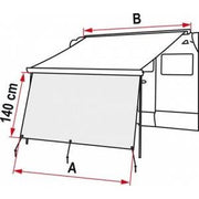 Fiamma Front Blocker 300Cm For F45, F65, F35 & Caravanstore Canopies 07972-01- Fiamma  - Dynamic Drive