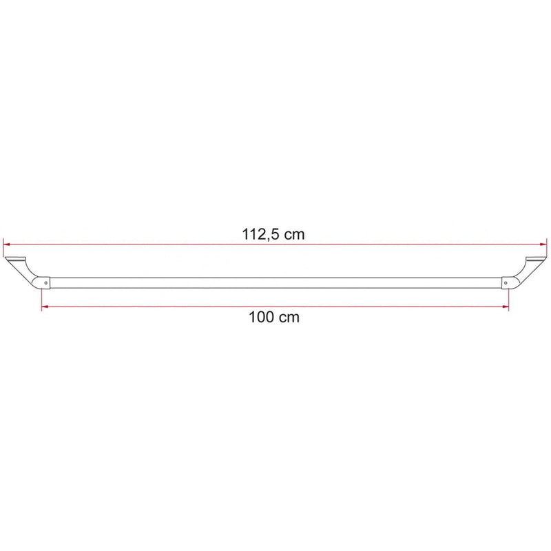 Fiamma Garage Carry Rail Clothes Rack Hanger Caravan Motorhome Campervan Fiamma - Dynamic Drive