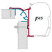 Fiamma Kit Bailey Series 2 Caravan Fixing Brackets kit Fiamma - Dynamic Drive