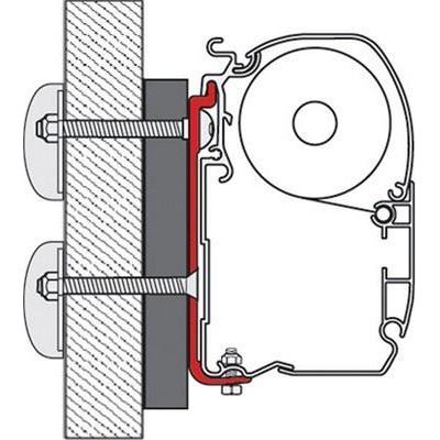 Fiamma Kit Dethleffs Globebus Motorhome F45 F70 Awning Brackets 98655-730 Nova - Dynamic Drive