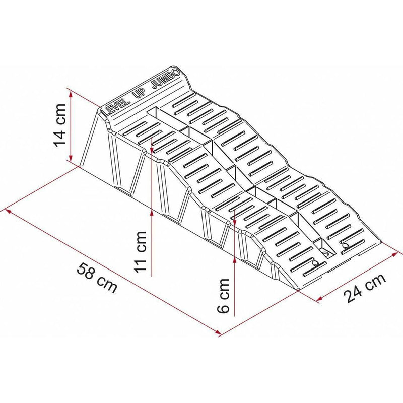 Fiamma Pair Jumbo Ramps With Bag Wheel Leveller Hd 8 Ton Axle Caravan Motorhome 97901-060 Fiamma - Dynamic Drive
