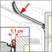 Fiamma Rain Guard 1.1Cm Wide X 1M, Rubber Rain Seal For Fiamma F45 Awnings 03910-01- Fiamma - Dynamic Drive