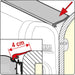 Fiamma Rain Guard 4Cm Wide X 1M, Rubber Rain Seal For Fiamma F45 Awnings 03477-01- Fiamma - Dynamic Drive