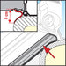 Fiamma Rain Guard Lower Wide X 1M, Rubber Rain Seal For Fiamma F45S Awnings Fiamma - Dynamic Drive