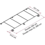 Fiamma Roof Rail Fiat Ducato Maxi XL 2006 High Roof L4 Van Conversion 05808-02- Nova - Dynamic Drive