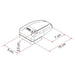 Fiamma Safe Door Frame 3 Locks Caravan Motorhome Security Same Key 08022-02- Fiamma - Dynamic Drive