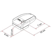 Fiamma Safe Door Frame White Security Lock Caravan Motorhome 08022-01- Fiamma - Dynamic Drive