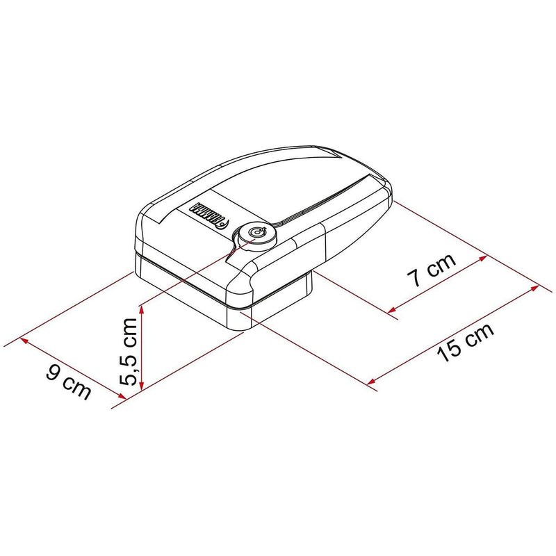 Fiamma Safe Door Frame White Security Lock Caravan Motorhome 08022-01- Fiamma - Dynamic Drive
