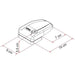Fiamma Safe Door Frame White Security Lock Caravan Motorhome 08022-01- Fiamma - Dynamic Drive