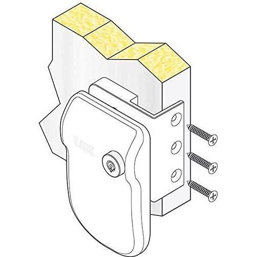 Fiamma Safe Door Frame White Security Lock Caravan Motorhome 08022-01- Fiamma - Dynamic Drive